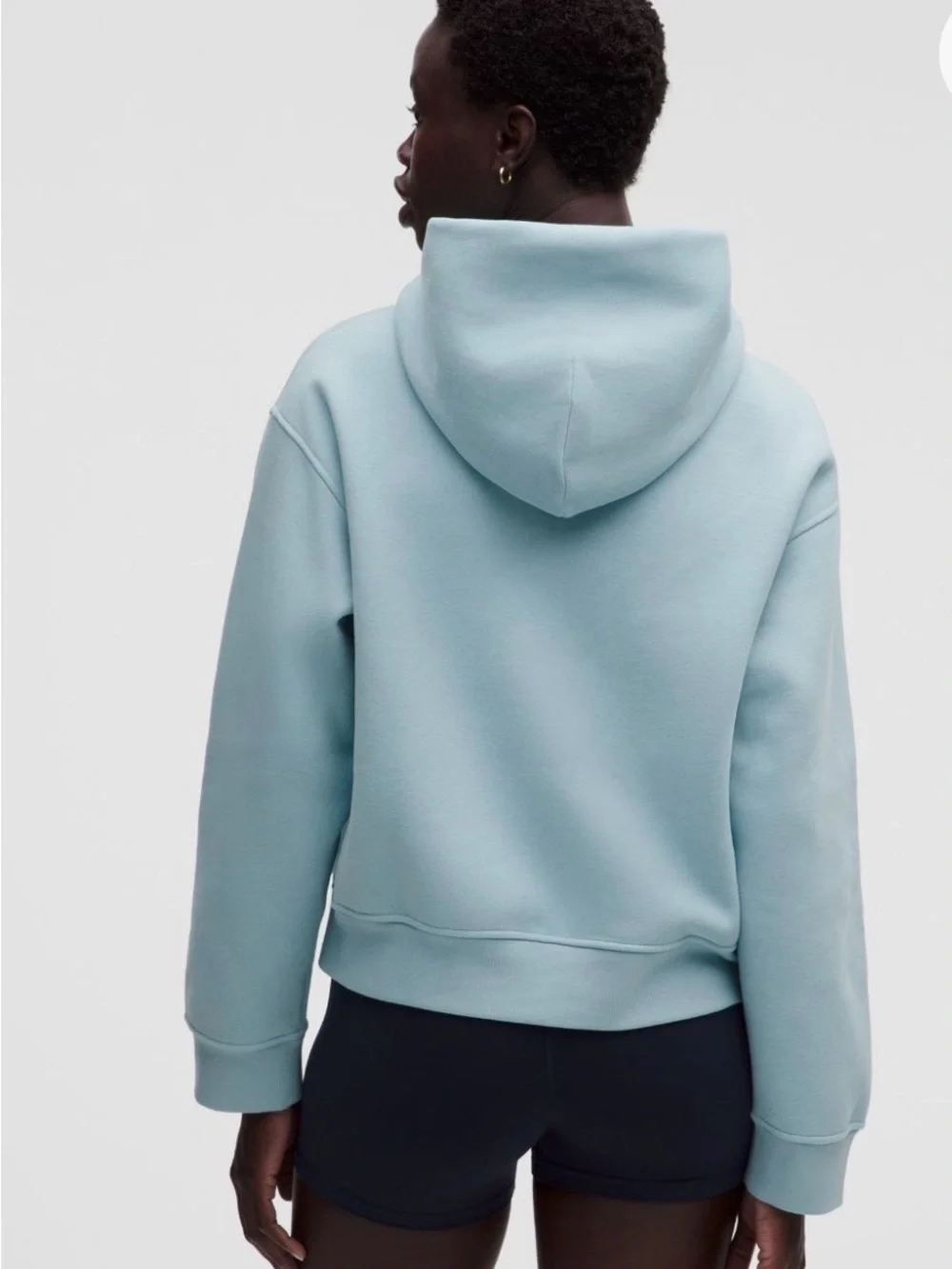 Lululemon Women's Steady State SuperLoft Hoodie Wider - Seafoam Size Medium
